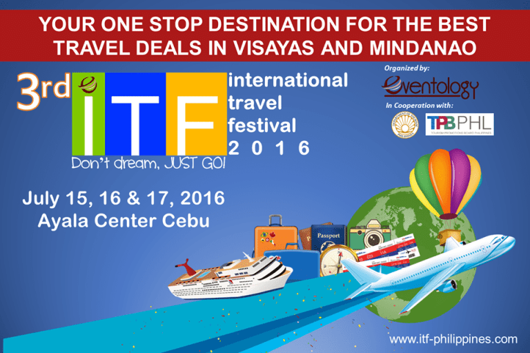 Cebu’s International Travel Festival 2016 reels off on July 15-17