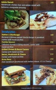 Fudge Cebu Menu 2