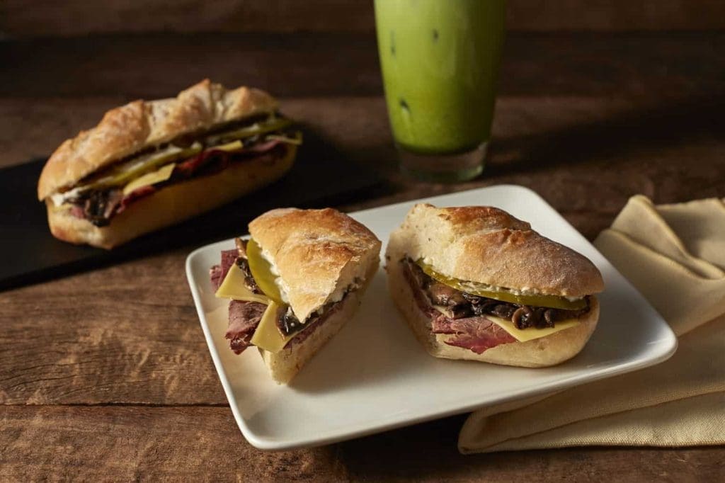 Roast Beef Deli on Ciabatta Bread