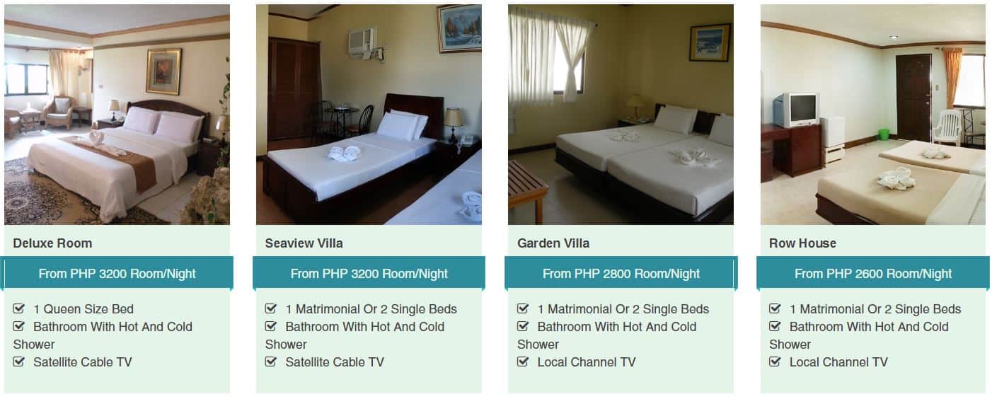 Ogtong Cave Resort Room Rates