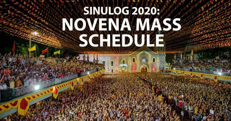 OFFICIAL Novena Mass Schedule for Sinulog 2020