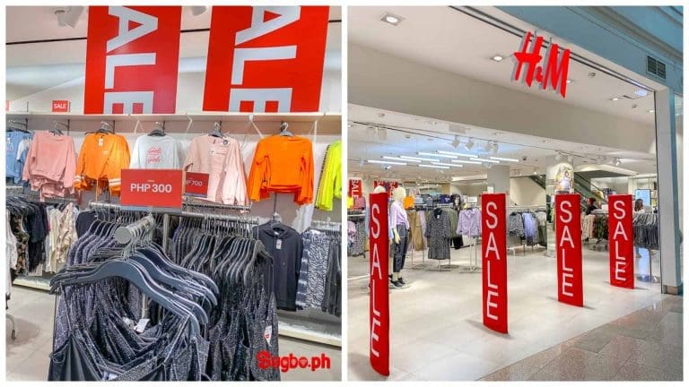 H&M Cebu is on SALE, items sold for as low as P300