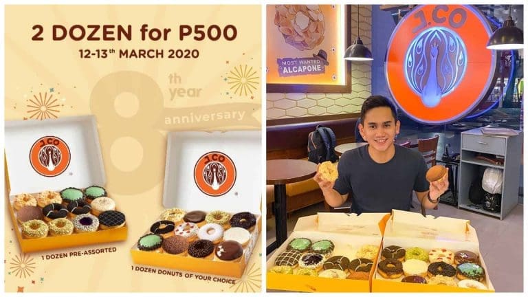 JCO Donuts offers 2 Dozen Donuts for P500 on March 12-13 [CANCELLED]