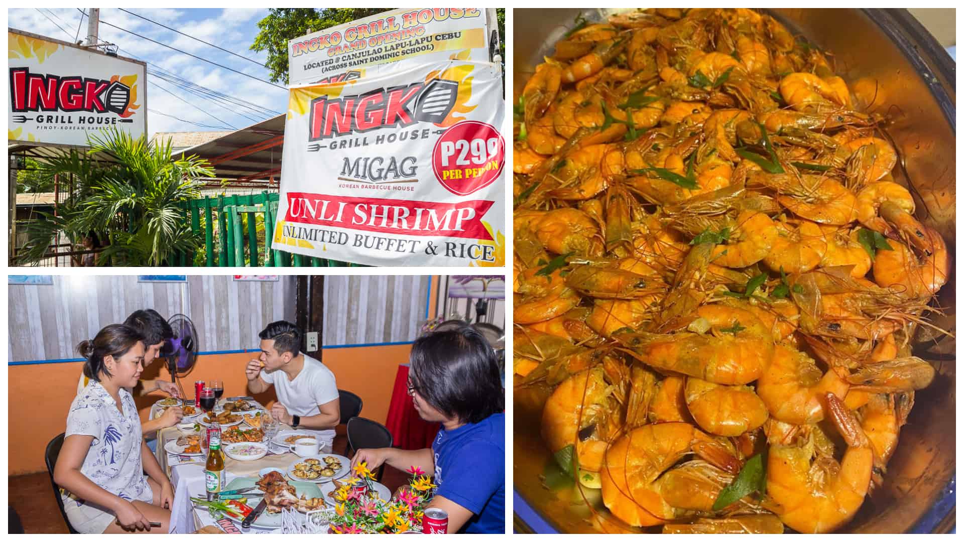 1ingko grill unli shrimps buffet lapu-lapu