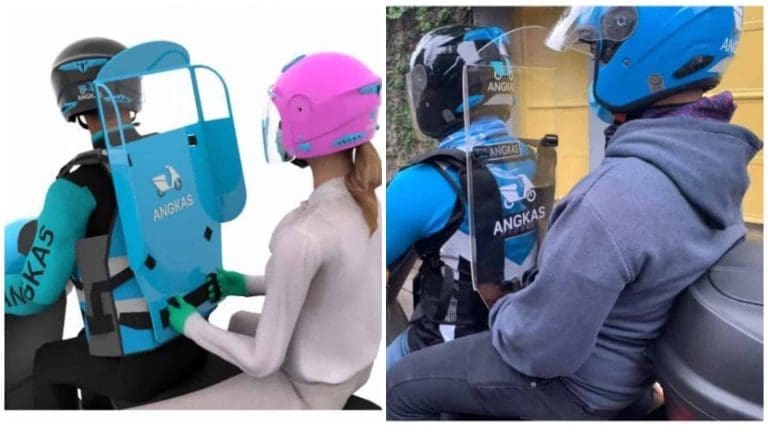 LOOK: Angkas proposes plastic shields as new normal