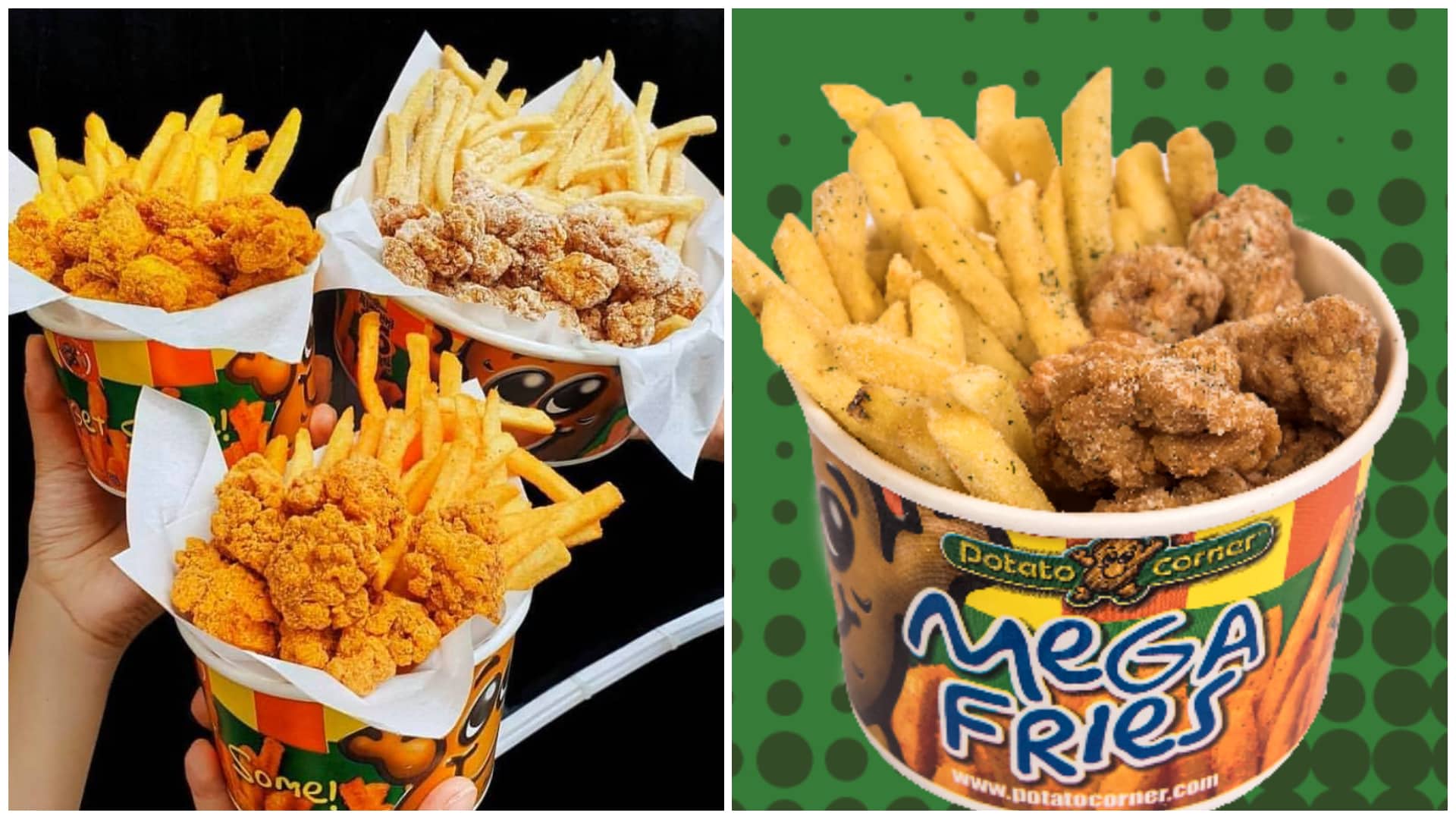 1 Potato Corner Fries and Chicken Pop