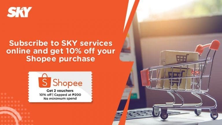 New SKY subscribers rewarded with Shopee discounts