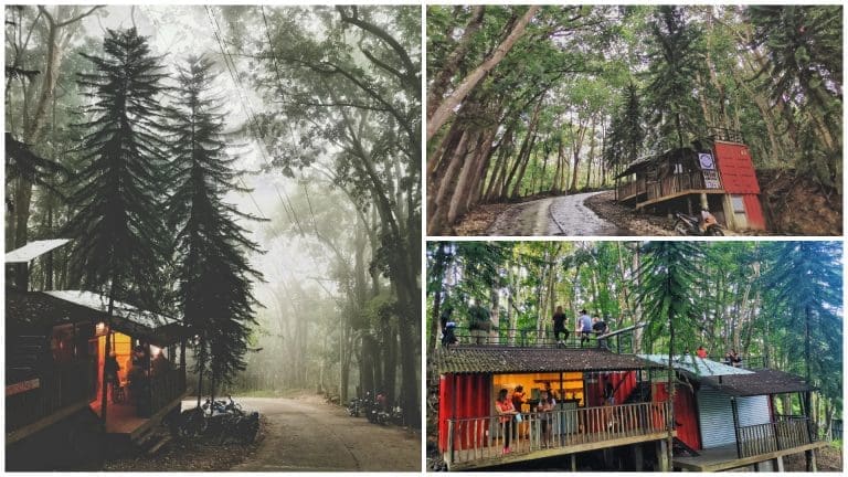 Cozy dining at Deer Forest’s Balwarte ni Vossing in Carmen