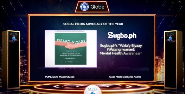 Sugbo.ph wins Social Media Advocacy of the Year in Globe Media Awards