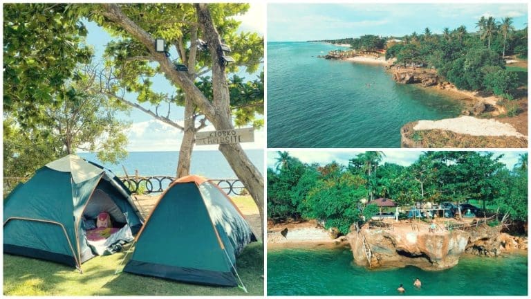 Road trip and camping by the cliff in Medellin, Cebu