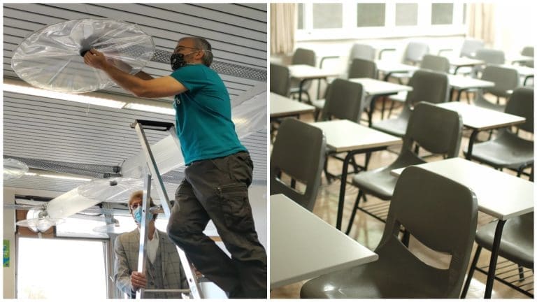 USC proposes Low-cost Air Ventilation System for Face-to-Face Classes