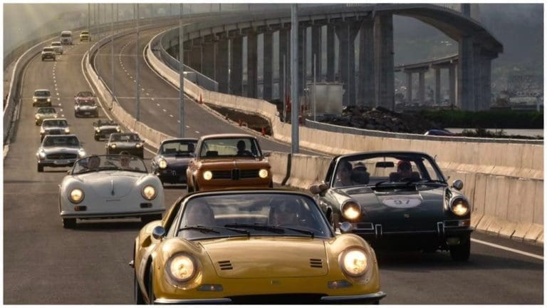 Rare vintage cars make picturesque ride in the iconic CCLEX