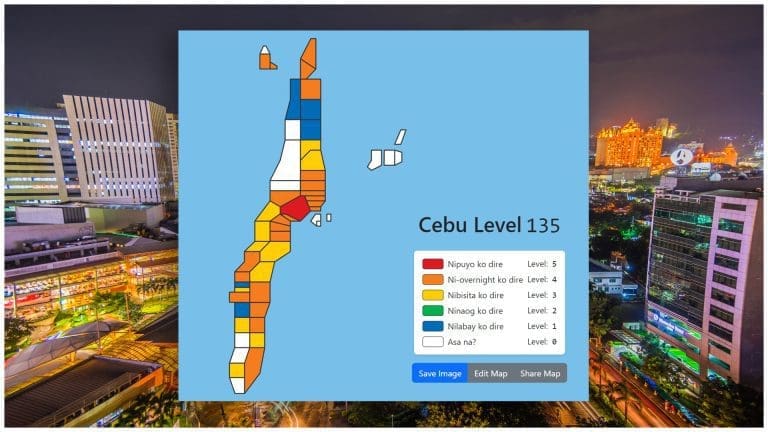 Cebu napud! Map out your Cebu travels on this website