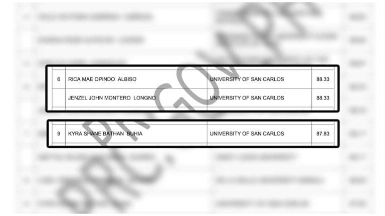 Three Cebu graduates shine as topnotchers in the CPA Licensure Exam