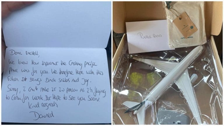 OFWs Toy Plane destroyed by NAIA Customs Officer replaced by Cathay Pacific