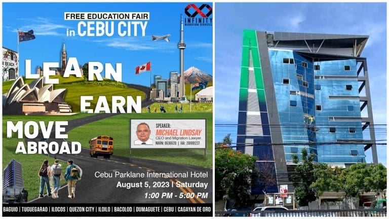 Live Your Dreams Abroad and Join Infinity Migration Services’ FREE Education Fair in Cebu City on August 5!