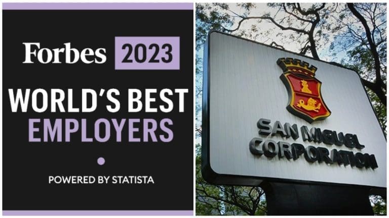 San Miguel Corporation Ranks #43 in Forbes’ World’s Best Employers 2023