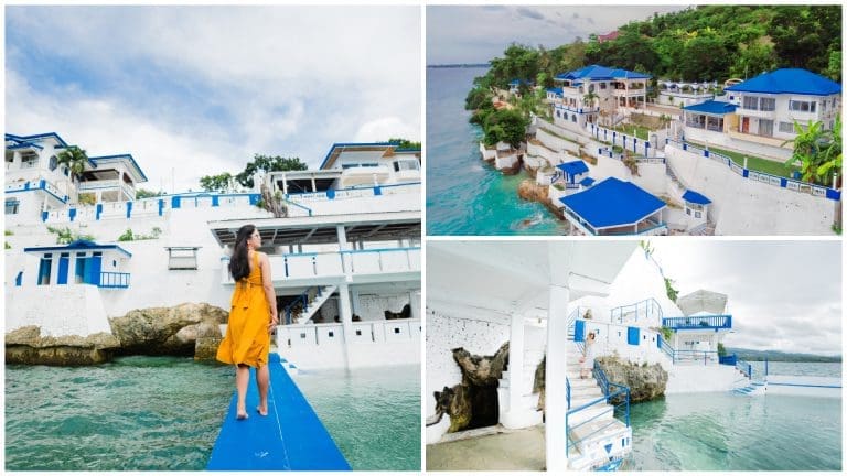 Santorini by a Cliff: Rockwalled Beach Resort in Dalaguete