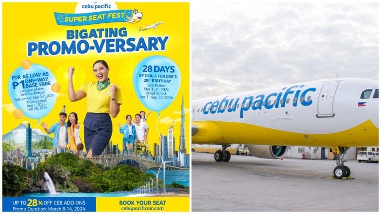 CebPac Offers P1 Seat Sale This March