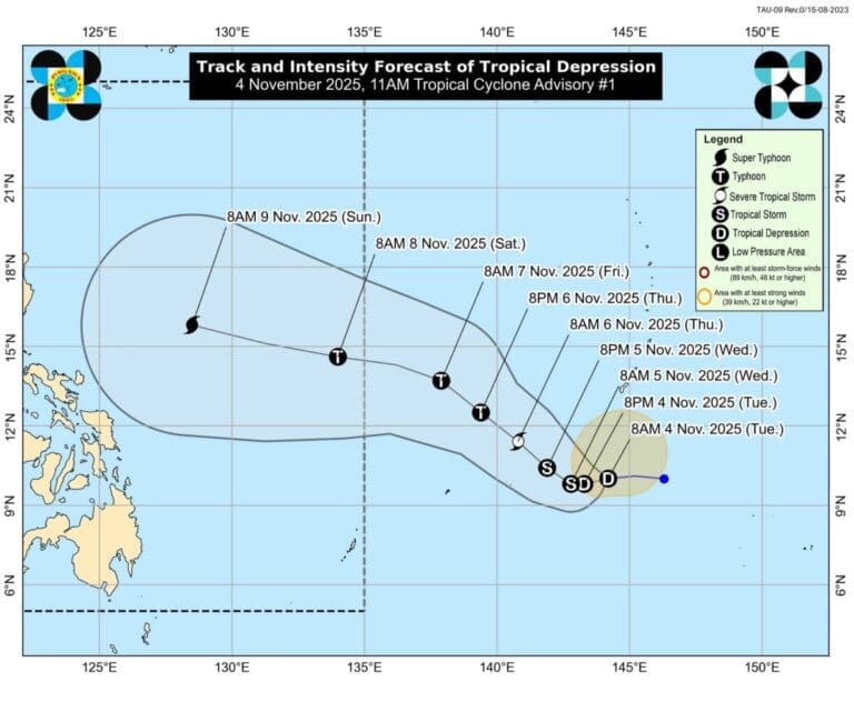 Tropical Depression Outside PAR May Intensify – What Cebu Needs to Know