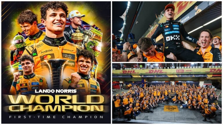 Lando Norris won his First Formula One World Championship